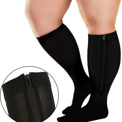 Zipper Support Socks